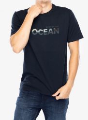 Koszulka bawełniana męska Didriksons Harald T-Shirt BBTO. Niebieskie t-shirty męskie Didriksons, m, bez wzorów, z bawełny, biznesowe, bez kołnierzyka. Za 85.79 zł.