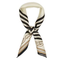 Apaszka KARL LAGERFELD. Brązowe szaliki i chusty damskie KARL LAGERFELD, bez wzorów. Za 429.99 zł.