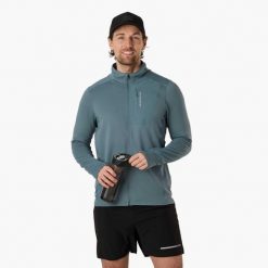 Bluza Wędrówki Mężczyzna Ultra Light Szybkoschnący. Czarne bluzy męskie SWEDEMOUNT, m, bez wzorów, z materiału, bez kaptura, do biegania. Za 163.99 zł.