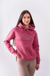 Bluza jeździecka Horse Girl. Czerwone bluzy damskie JD ATTACK, l, bez wzorów, z bawełny, bez kaptura, na fitness i siłownię. Za 229.00 zł.