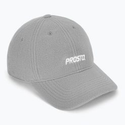 Czapka z daszkiem PROSTO Fleece. Szare czapki i kapelusze męskie Prosto., bez wzorów, z materiału, eleganckie. Za 73.99 zł.