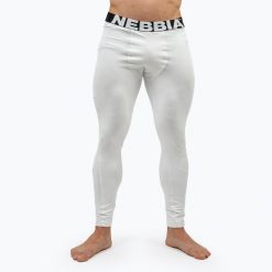 Legginsy NEBBIA Discipline. Białe buty sportowe męskie Nebbia, bez wzorów, na fitness i siłownię. Za 239.99 zł.