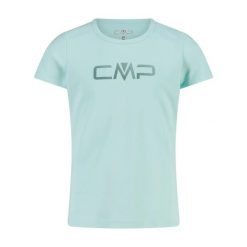 Koszulka dla dziewczynki CMP. Niebieskie t-shirty i topy dla dziewczynek CMP, bez wzorów, bez ramiączek. Za 65.95 zł.