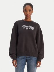 HUGO Bluza Deroxina 50555824 Czarny Regular Fit. Czarne bluzy damskie Hugo, s, bez wzorów, z bawełny, bez kaptura. Za 599.99 zł.