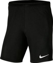Nike Spodenki męskie Park III czarne r. S (BV6855 010). Czarne krótkie spodenki sportowe męskie Nike, m, bez wzorów. Za 69.86 zł.