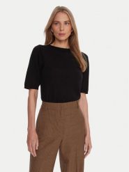 Kontatto Sweter 3M0804C Czarny Regular Fit. Czarne swetry damskie Kontatto, m, bez wzorów, z wiskozy, bez kołnierzyka, bez ramiączek, bez kaptura. Za 249.99 zł.