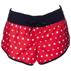 Spodenki kobiece Arena Dots Short. Czerwone szorty damskie Arena, l, bez wzorów, z elastanu. Za 81.98 zł.