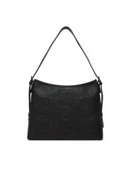 Valentino Torebka Samba Re VBS8ZG07 Czarny. Czarne torebki do ręki damskie Valentino, bez wzorów, ze skóry, bez dodatków. Za 299.99 zł.