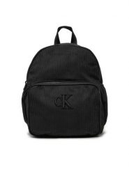 Calvin Klein Jeans Plecak Cord Medium IU0IU00669 Czarny. Czarne torby i plecaki dziecięce Calvin Klein Jeans, z jeansu. Za 299.99 zł.