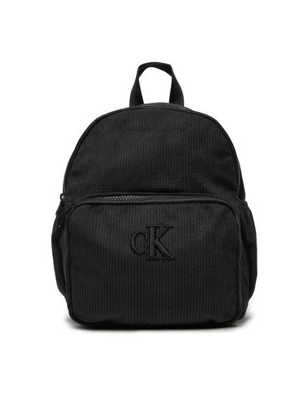 Calvin Klein Jeans Plecak Cord Medium IU0IU00669 Czarny. Czarne torby i plecaki dziecięce Calvin Klein Jeans, z jeansu. Za 299.99 zł.