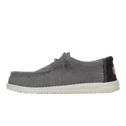 HeyDude Męskie Mokasyny Wally Workwear. Czarne mokasyny męskie Hey dude, z materiału. Za 229.00 zł.