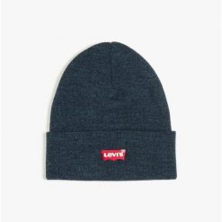 Czapka Levi's z modelem 2307910017 unisex. Niebieskie czapki i kapelusze męskie Levi's, na jesień, bez wzorów, z materiału. Za 104.80 zł.