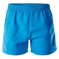 Szorty Hi-Tec Matt. Niebieskie krótkie spodenki sportowe męskie Hi-tec, m, bez wzorów, z materiału, do biegania. Za 44.59 zł.