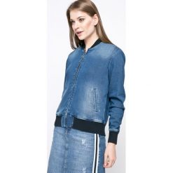 Pepe Jeans - Kurtka bomber Brandy. Brązowe kurtki damskie Pepe Jeans, z bawełny. W wyprzedaży za 319.90 zł.