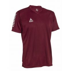 SELECT Koszulka PISA bordowa. Czerwone koszulki sportowe męskie Select, m, bez wzorów, z materiału, bez kołnierzyka, bez ramiączek, do piłki nożnej. Za 101.73 zł.