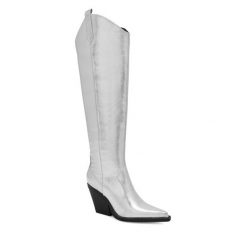 Kowbojki Jenny Fairy. Szare kozaki damskie Jenny Fairy, bez obcasa, na słupku. Za 139.99 zł.