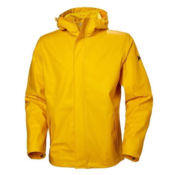Kurtka wodoodporna Helly Hansen Moss. Żółte kurtki męskie Helly Hansen, s, bez wzorów, z tkaniny, bez kaptura. Za 400.70 zł.