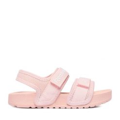 Sandały Reebok. Czerwone sandały dziewczęce Reebok, bez zapięcia. Za 89.99 zł.