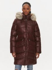 Calvin Klein Płaszcz zimowy K20K207071 Brązowy Regular Fit. Brązowe płaszcze damskie Calvin Klein, na zimę, xs, bez wzorów, z syntetyku, bez kaptura. Za 1,119.00 zł.