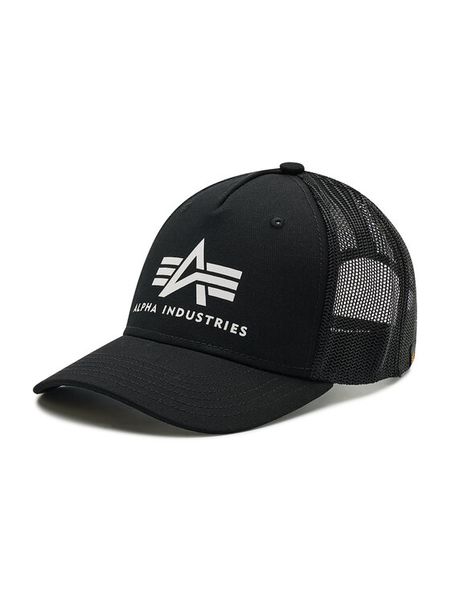 Alpha Industries Czapka z daszkiem Basic Trucker Cap 186902 Czarny. Czarne rękawiczki męskie Alpha Industries, bez wzorów, z materiału. Za 91.99 zł.