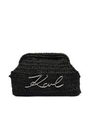 KARL LAGERFELD Torebka B1W46083 Czarny. Czarne kopertówki damskie KARL LAGERFELD, bez wzorów, bez dodatków. Za 549.99 zł.