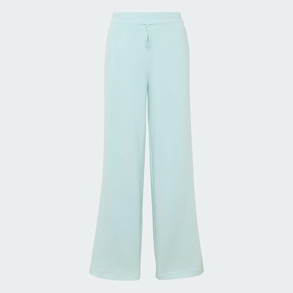 SPODNIE DLA DZIEWCZĄT ADIDAS. Zielone spodnie materiałowe dla dziewczynek Adidas, bez wzorów, z bawełny, z standardowym stanem. Za 199.00 zł.