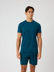 Bjorn_borg BORG ESSENTIAL ACTIVE TRAINING T-SHIRT z recyklingowanego poliestru. Szare t-shirty męskie Björn Borg, l, bez wzorów, bez kołnierzyka. Za 174.50 zł.