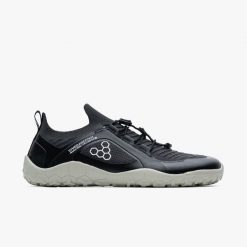 Buty turystyczne damskie Vivobarefoot Primus Trail Knit FG. Czarne obuwie sportowe damskie Vivobarefoot, bez wzorów, do biegania. Za 676.85 zł.