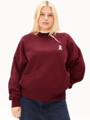 ARMEDANGELS Bluza Kobiety Bawełna czerwony, S. Czerwone bluzy damskie ARMEDANGELS, s, bez wzorów, z bawełny, bez kaptura. Za 399.95 zł.