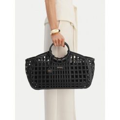 Torebka GINO ROSSI. Czarne torebki do ręki damskie Gino Rossi, bez wzorów, bez dodatków. Za 299.99 zł.