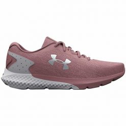 Obuwie do Biegania dla Dorosłych Running Under Armour Rogue 3 Różowy. Czerwone obuwie sportowe damskie Under Armour, bez wzorów, do biegania. Za 232.99 zł.