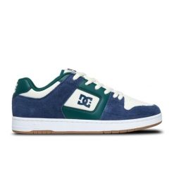 Sneakersy DC Shoes Manteca 4. Niebieskie trampki męskie DC Shoes, bez wzorów, bez zapięcia. Za 358.95 zł.