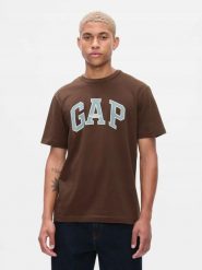 T-SHIRT MĘSKI KOSZULKA 1 BAWEŁNA GAP ATHLETIC BRĄZOWY. Brązowe koszulki sportowe męskie GAP, m, bez wzorów, z bawełny, sportowe, bez kołnierzyka. Za 185.93 zł.