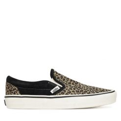 Tenisówki Vans. Czarne trampki i tenisówki damskie Vans, bez wzorów, bez zapięcia. Za 229.99 zł.