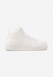 Białe Płaskie Sznurowane Botki Sneakersy za Kostkę Mivara. Białe botki męskie Born2be, eleganckie, za kostkę, bez zapięcia. Za 139.99 zł.