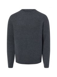 Andrew James sweter z grubej dzianiny z czystego kaszmiru Mężczyźni Kaszmir (100%) szary, S. Szare swetry przez głowę męskie Andrew James, m, bez wzorów, z dzianiny, bez kołnierzyka. Za 1,149.95 zł.