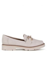 Clara Barson Mokasyny EVELINNE WS5885-01 Beżowy. Brązowe mokasyny damskie Clara Barson, z materiału. Za 129.99 zł.