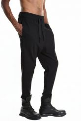 La Haine Inside Us Spodnie | 3M M1165 | Mężczyzna | Czarny. Czarne spodnie materiałowe męskie La Haine Inside Us, m, bez wzorów, z elastanu, eleganckie. W wyprzedaży za 549.00 zł.