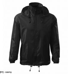Kurtka męska MALFINI - ADLER - Wiatrówka unisex, 100% poliester, czarny L. Czarne kurtki męskie Malfini, l, bez wzorów, z poliesteru, bez kaptura. Za 47.46 zł.