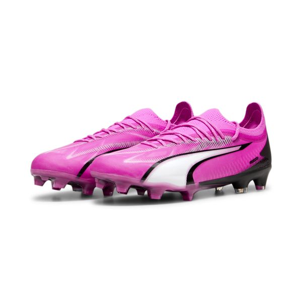 Buty piłkarskie dla dorosłych PUMA Ultra Ultimate FG/AG. Białe buty sportowe męskie Puma, z materiału, bez zapięcia, do piłki nożnej. W wyprzedaży za 490.00 zł.