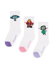 INSIDE OUT 2 Skarpety długie ACCCS-SS25-337PIO(3-PACK) Biały. Białe bielizna dla dziewczynek INSIDE OUT 2, bez wzorów, z bawełny. Za 29.99 zł.