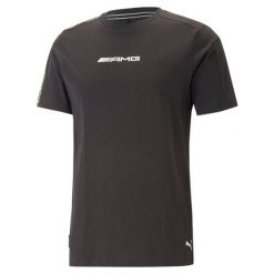 T-shirt z krótkim rękawem męski Puma MAPF1 MT7. Czarne t-shirty męskie Puma, m, bez wzorów, wizytowe, bez kołnierzyka. Za 144.99 zł.