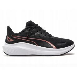 Buty do biegania na co dzień damskie PUMA SKYROCKET LITE dla aktywnych. Czarne obuwie sportowe damskie Puma, bez wzorów, do biegania. Za 209.99 zł.