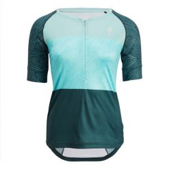 Damski jersey Silvini Stabina. Zielone koszulki sportowe damskie Silvini, xs, bez wzorów, z jersey, bez kołnierzyka, bez ramiączek. Za 237.00 zł.