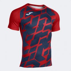 Koszulka do Rugby męska Joma Myskin III. Czerwone koszulki sportowe męskie Joma, m, bez wzorów, bez kołnierzyka, bez ramiączek. Za 162.99 zł.