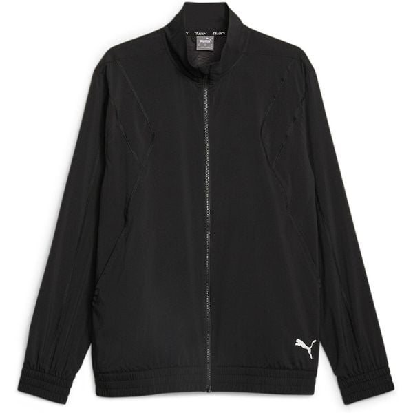 Kurtka męskie Puma Zip up Tracksuit Jacket Fit Woven. Czarne kurtki męskie Puma, l, bez wzorów, z materiału, bez kaptura. Za 290.00 zł.