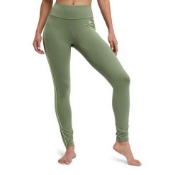 Dla Kobiety EVERYDAY FLOW Zielony. Zielone legginsy damskie Roxy, bez wzorów, z elastanu. Za 189.99 zł.