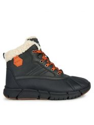 Geox Kozaki J Flexyper Boy B Abx J269XE 0ME50 C0038 S Czarny. Czarne buty zimowe chłopięce Geox, bez wzorów, ze skóry, bez zapięcia. Za 429.99 zł.