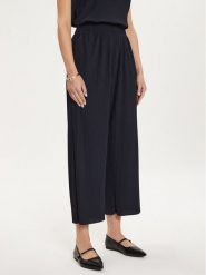 Max Mara Leisure Spodnie materiałowe Rolanda 24267860 Granatowy Relaxed Fit. Niebieskie spodnie materiałowe damskie Max Mara Leisure, s, bez wzorów, z materiału. Za 419.99 zł.