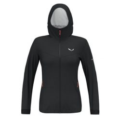 Kurtka Sportowa Damska Salewa Puez 2.5L Ptx. Czarne kurtki damskie Salewa, l, bez wzorów, bez kaptura. Za 524.50 zł.